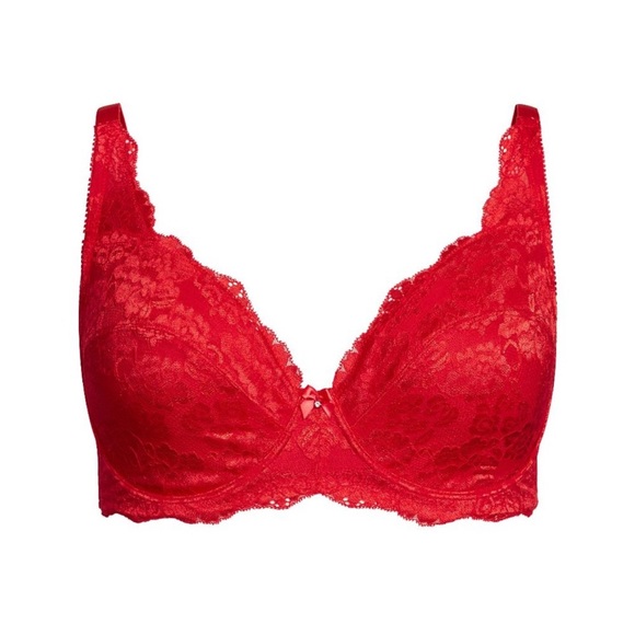 City Chic Fox & Royal 40H Sexy Emma & Darcie Red Underwire Bra Bundle - Picture 6 of 8